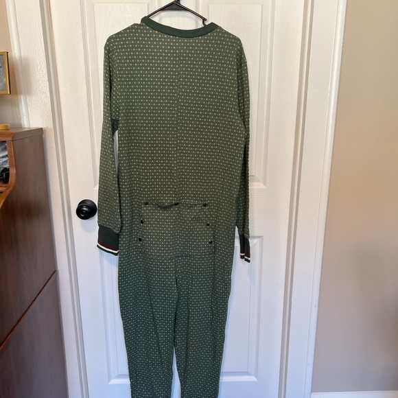 Hearth & Hand Magnolia Green Sz M Allover Fleck Union Suit 1pc NWT - Picture 3 of 12